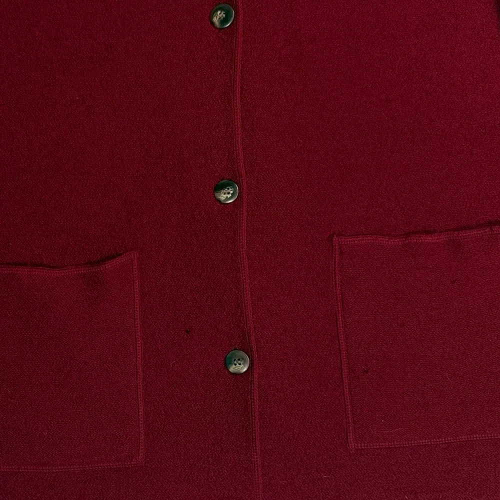 Vintage Charter Club Woman Woolmark distressed knit‎ cardigan sweater women's 3X